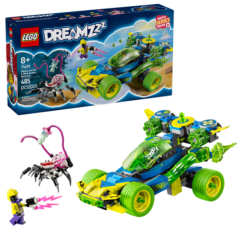 樂高積木LEGO 71491 202501 DREAMZzz系列 - 馬特歐和綠魔球動感賽車
