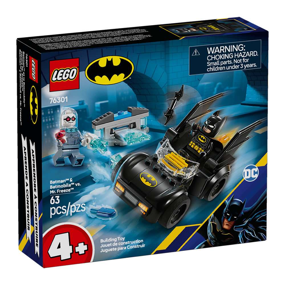 樂高積木LEGO 76301 202501 超級英雄系列 - 蝙蝠俠™ 與蝙蝠車™ 大戰急凍人™(DC)