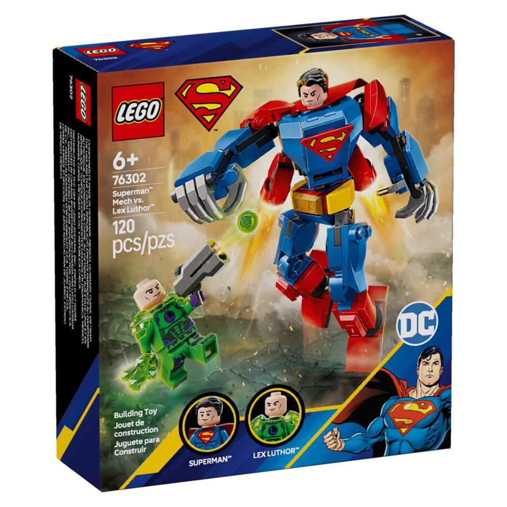 樂高積木LEGO 76302 202501 超級英雄系列 - 超人™ 機甲大戰雷克斯路瑟™(DC)