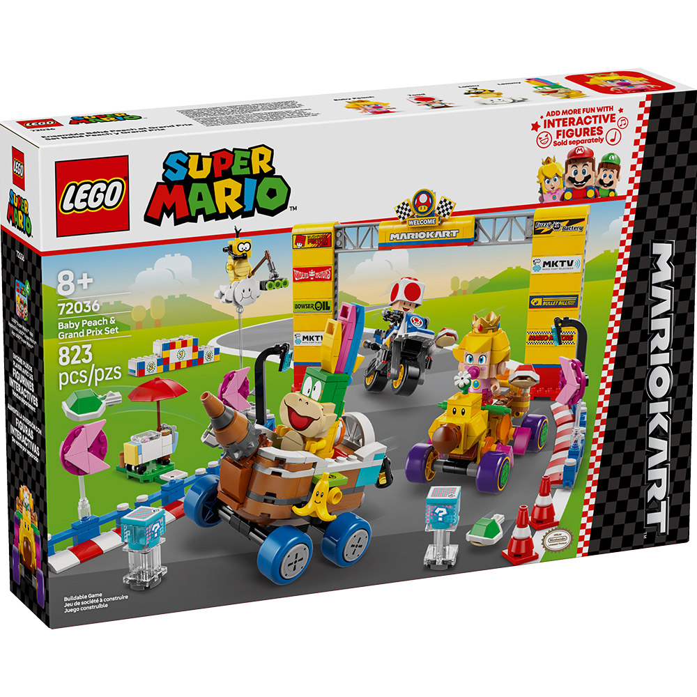 樂高積木LEGO 72036 202501 超級瑪利歐系列 - 瑪利歐賽車™-碧姬寶寶與大獎賽組合