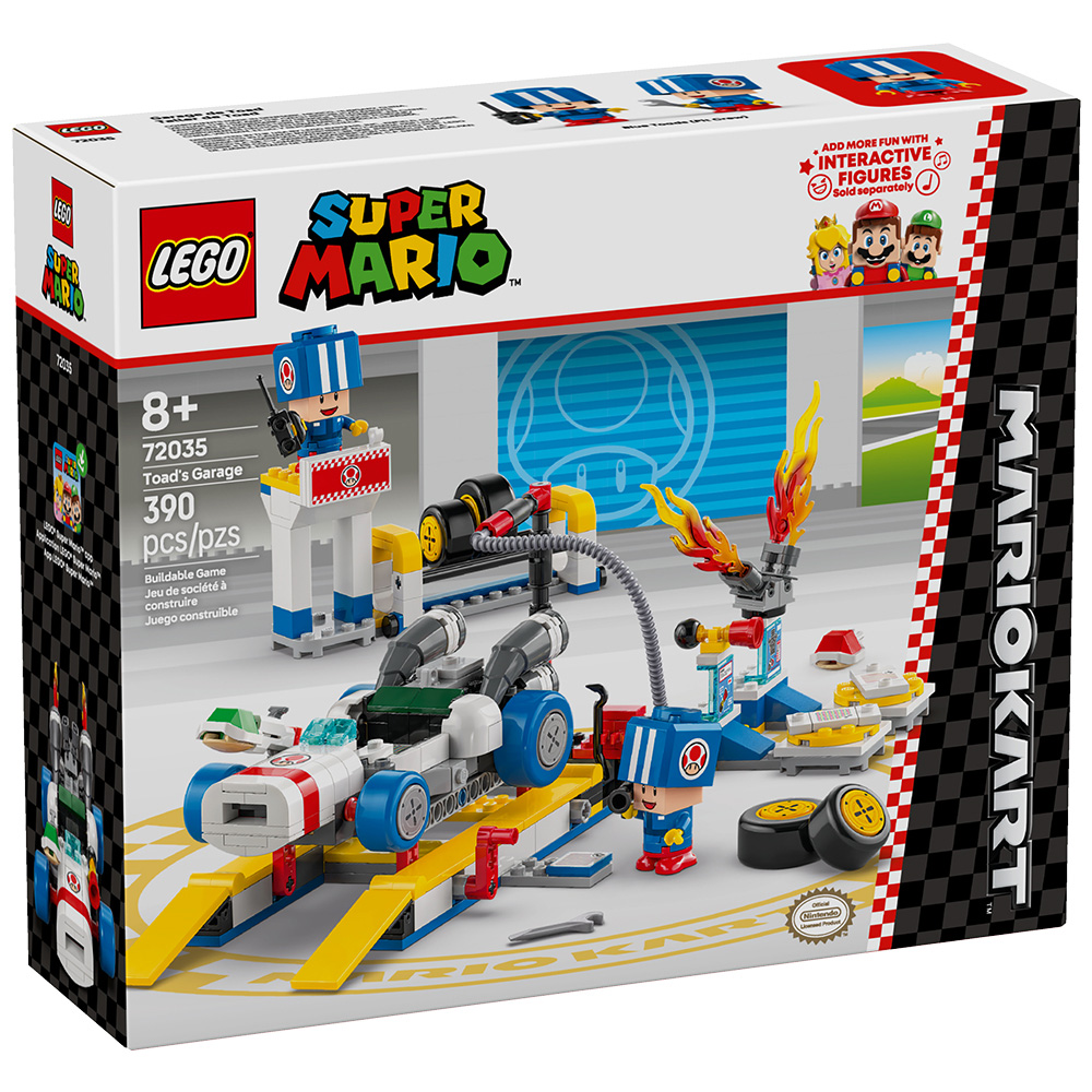 樂高積木LEGO 72035 202501 超級瑪利歐系列 - 瑪利歐賽車™-奇諾比奧的車庫