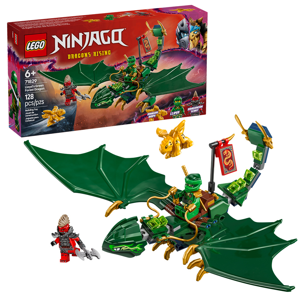 樂高積木LEGO 71829 202501 旋風忍者系列 - 勞埃德的綠色森林龍