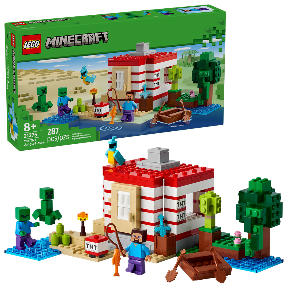 樂高積木LEGO 21275 202506 Minecraft 系列 - 炸藥叢林屋