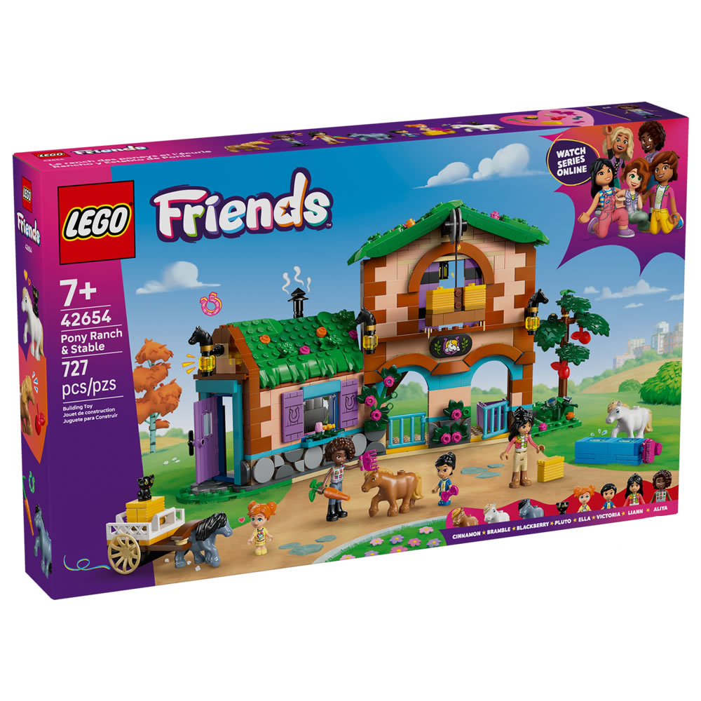 樂高積木LEGO 42654 202506 姊妹淘系列 - 小馬牧場和馬廄