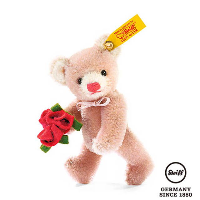 STEIFF德國金耳釦泰迪熊 - Mini Teddy Bear Thank You (收藏版_黃標)