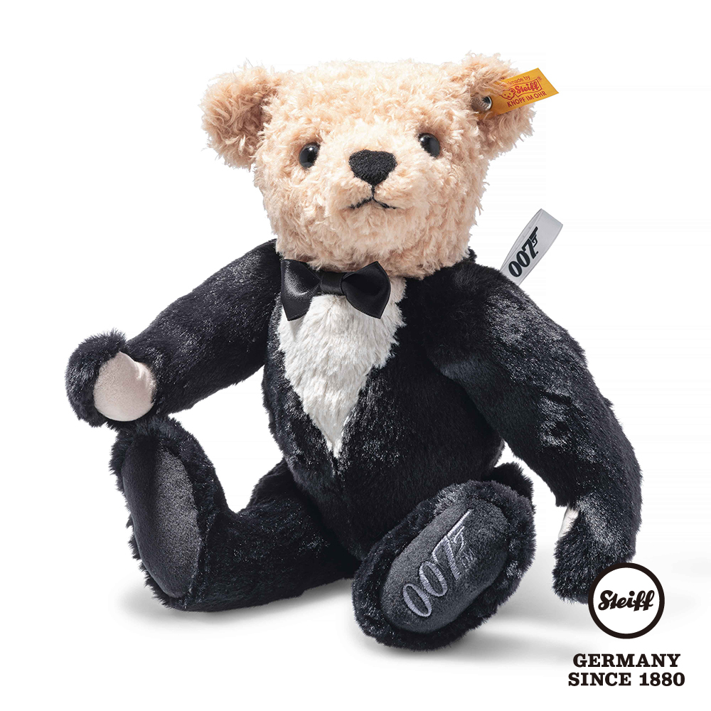 STEIFF德國金耳釦泰迪熊 - 007 James Bond Teddy bear 詹姆斯·邦德 (經典泰迪熊 黃標)