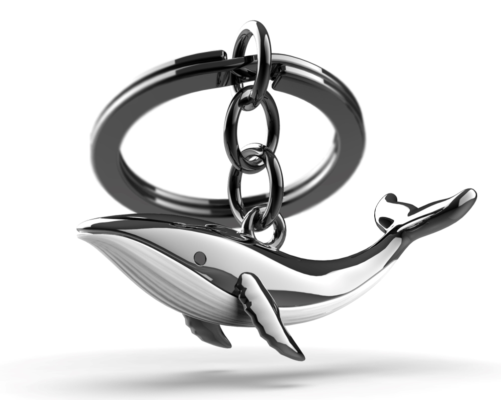 Metalmorphose鯨魚鑰匙圈