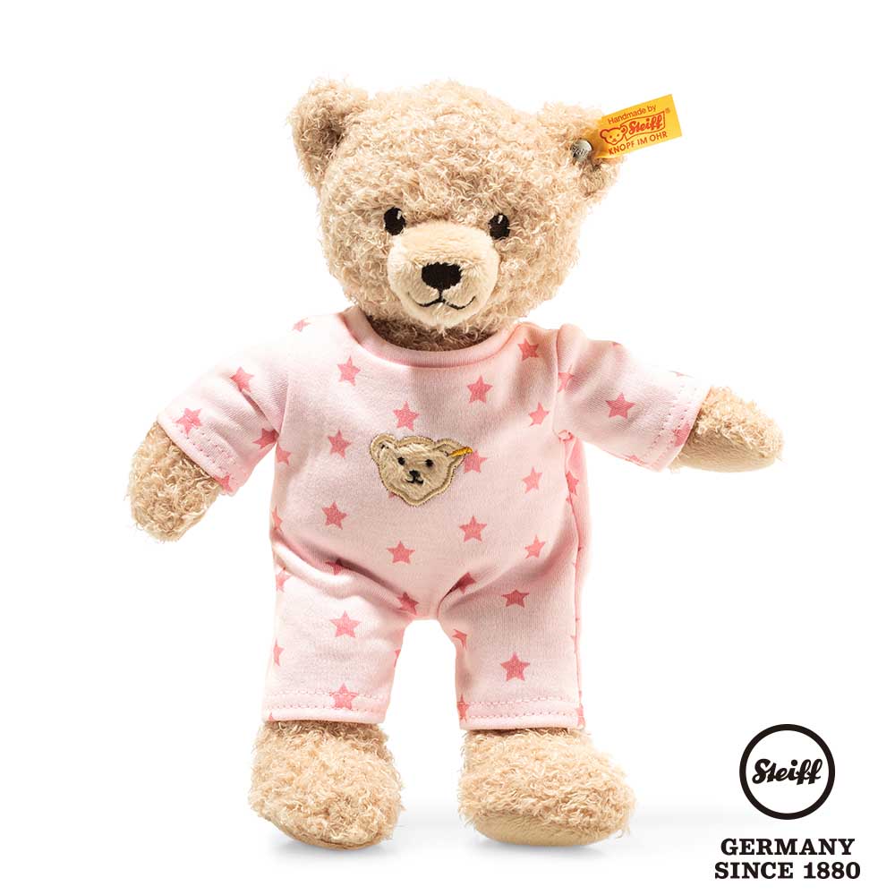 STEIFF德國金耳釦泰迪熊 - Teddy Bear Girl Baby 睡衣熊女孩 (嬰幼兒安撫玩偶)