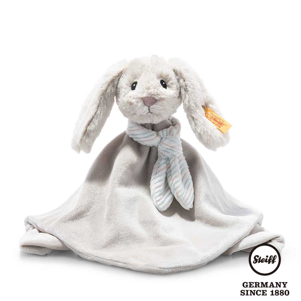 STEIFF德國金耳釦泰迪熊 -Hoppie Rabbit 兔子 (嬰幼兒安撫巾)