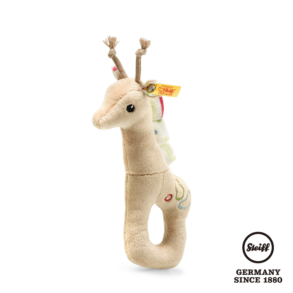 STEIFF德國金耳釦泰迪熊 - Tulu Giraffe Grip Toy (嬰幼兒安撫玩偶)