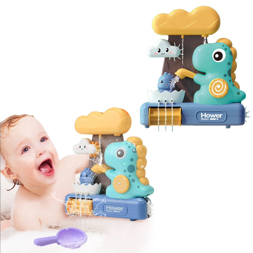 【Mesenfants】恐龍雲朵洗澡轉轉樂 戲水玩具 洗澡玩具