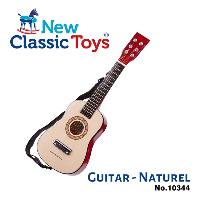 【荷蘭New Classic Toys】幼兒音樂吉他-經典版B- 10344