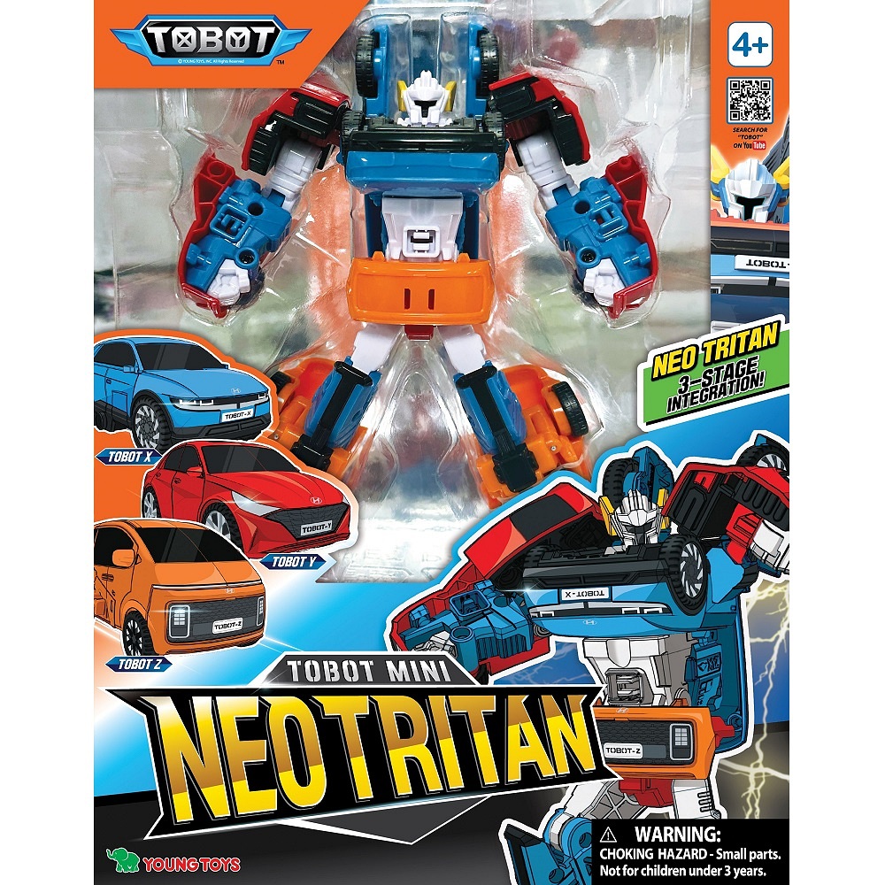 機器戰士 迷你 NEW TOBOT NEO TRITAN YT01161 公司貨 YOUNG TOYS