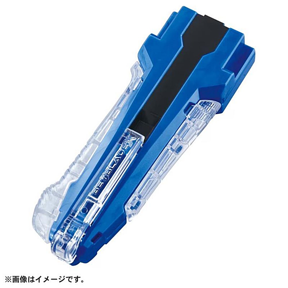 日本 戰鬥陀螺BX-42 X發射器改造型握把(藍/透明) BEYBLADE X