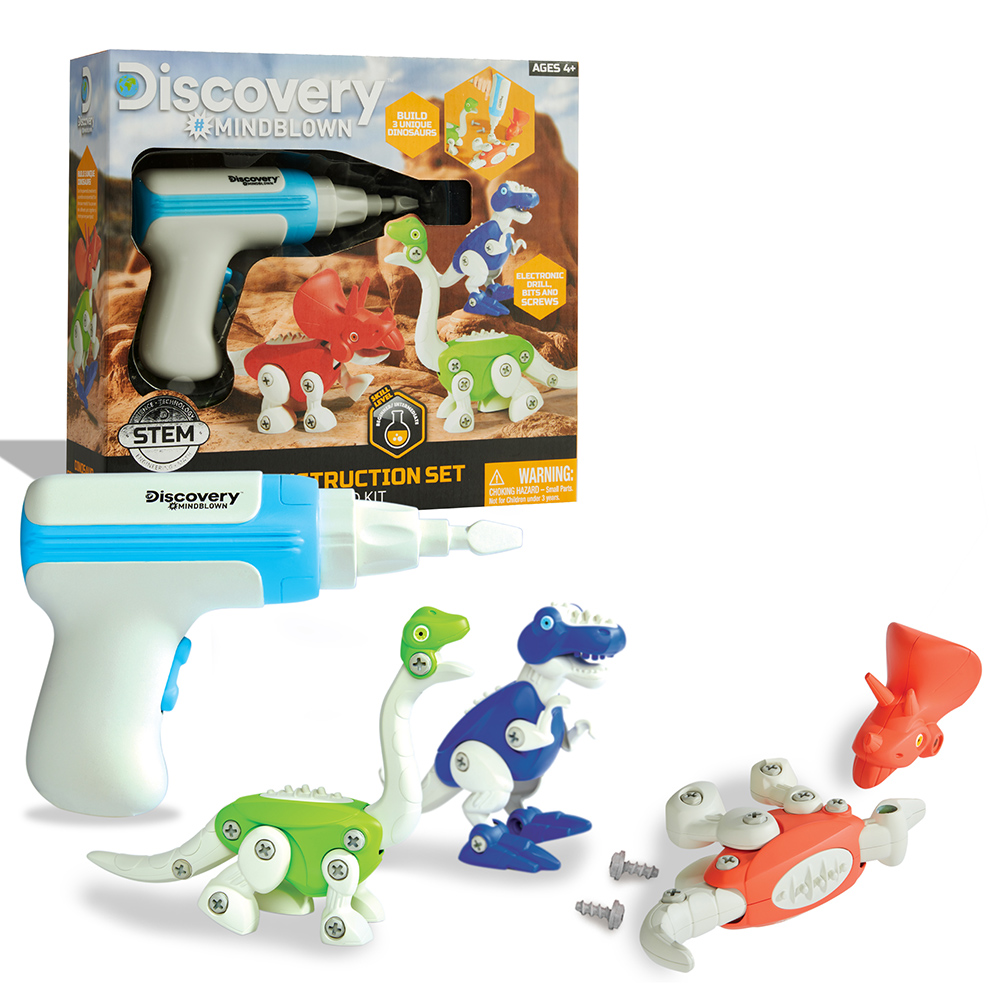 《Discovery》小小工程師恐龍模型套組