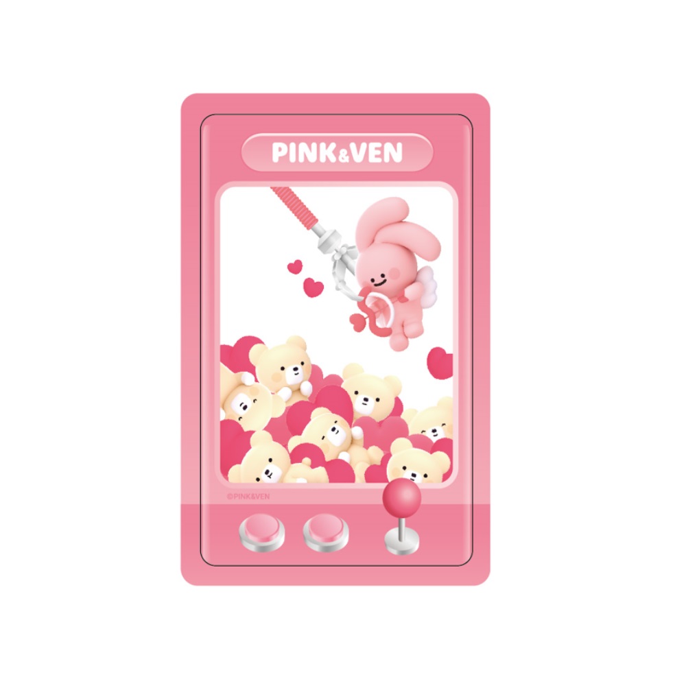 PINK & VEN悠遊卡-夾娃娃(透明卡)(受託代銷)