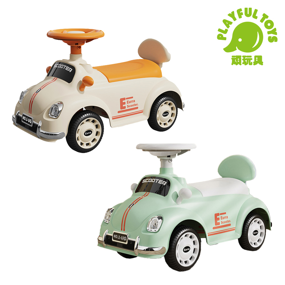 【Playful Toys 頑玩具】聲光復古兒童滑步車