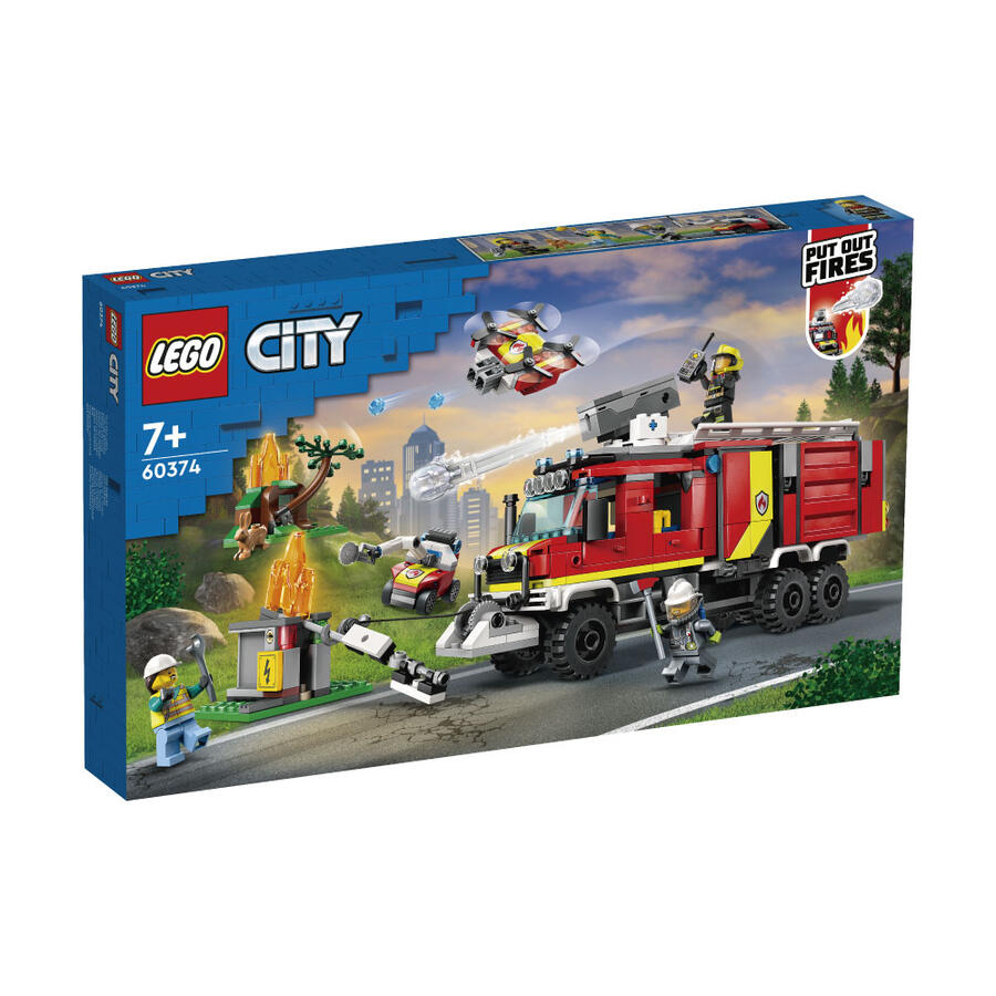 玩具反斗城 LEGO樂高城市系列消防指南車60374