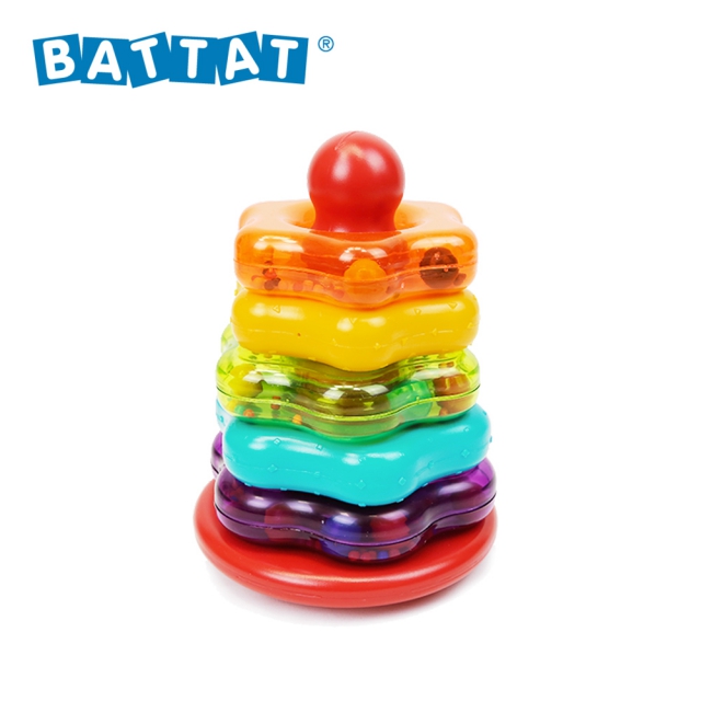 美國【battat】貝果套圈圈(彩虹)