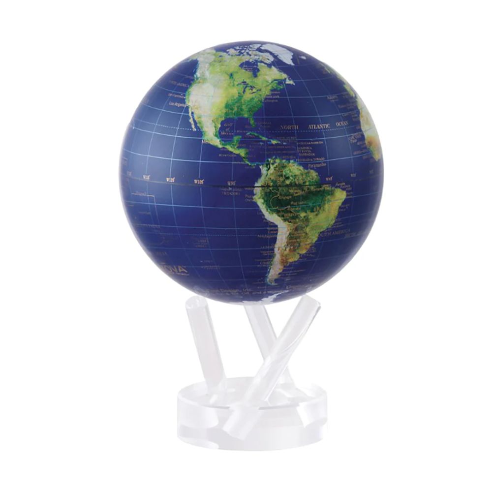 賽先生科學工廠｜MOVA光能地球儀6吋-地球藍