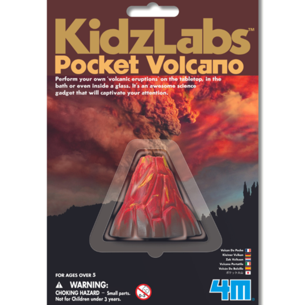 賽先生科學工廠｜4M Pocket Volcano 迷你火山
