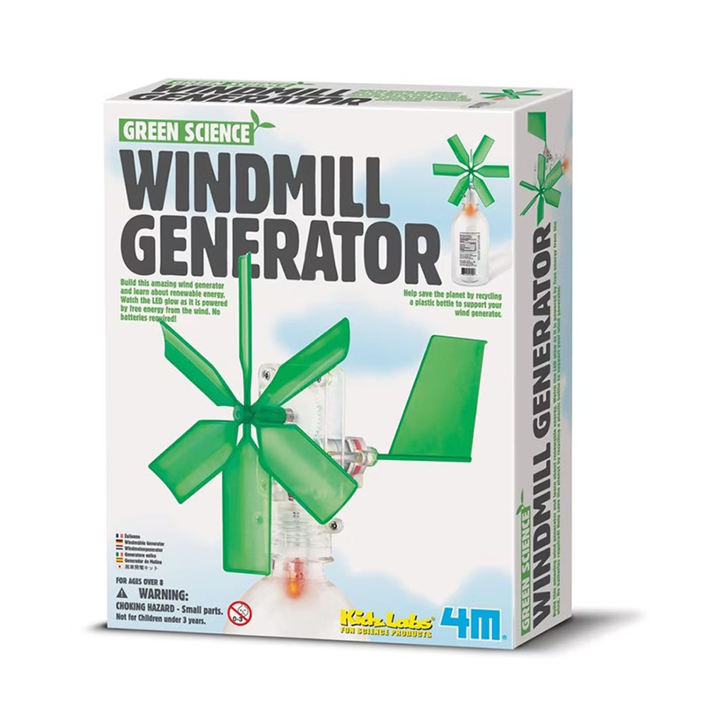 賽先生科學工廠｜4M 風車發電機Windmill Generator