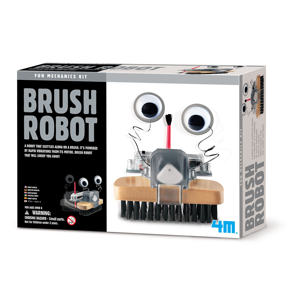 賽先生科學工廠｜4M STEAM毛刷怪機器人Brush Robot