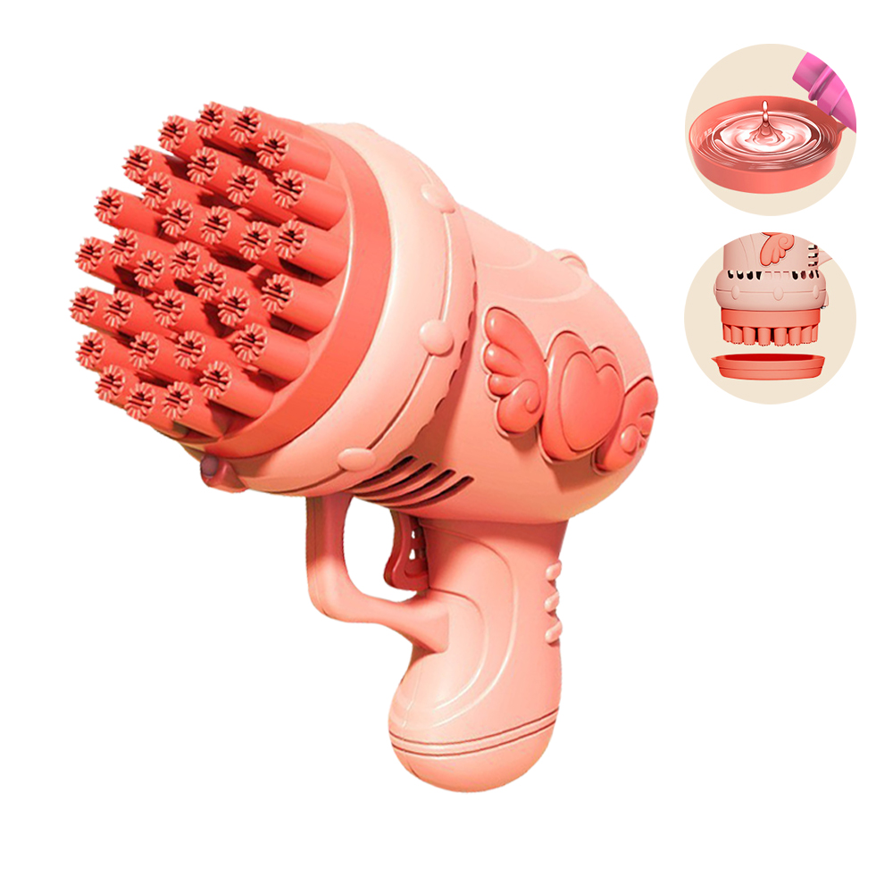 【Mesenfants】泡泡槍 32孔加特林泡泡機 電動泡泡槍 戶外玩具