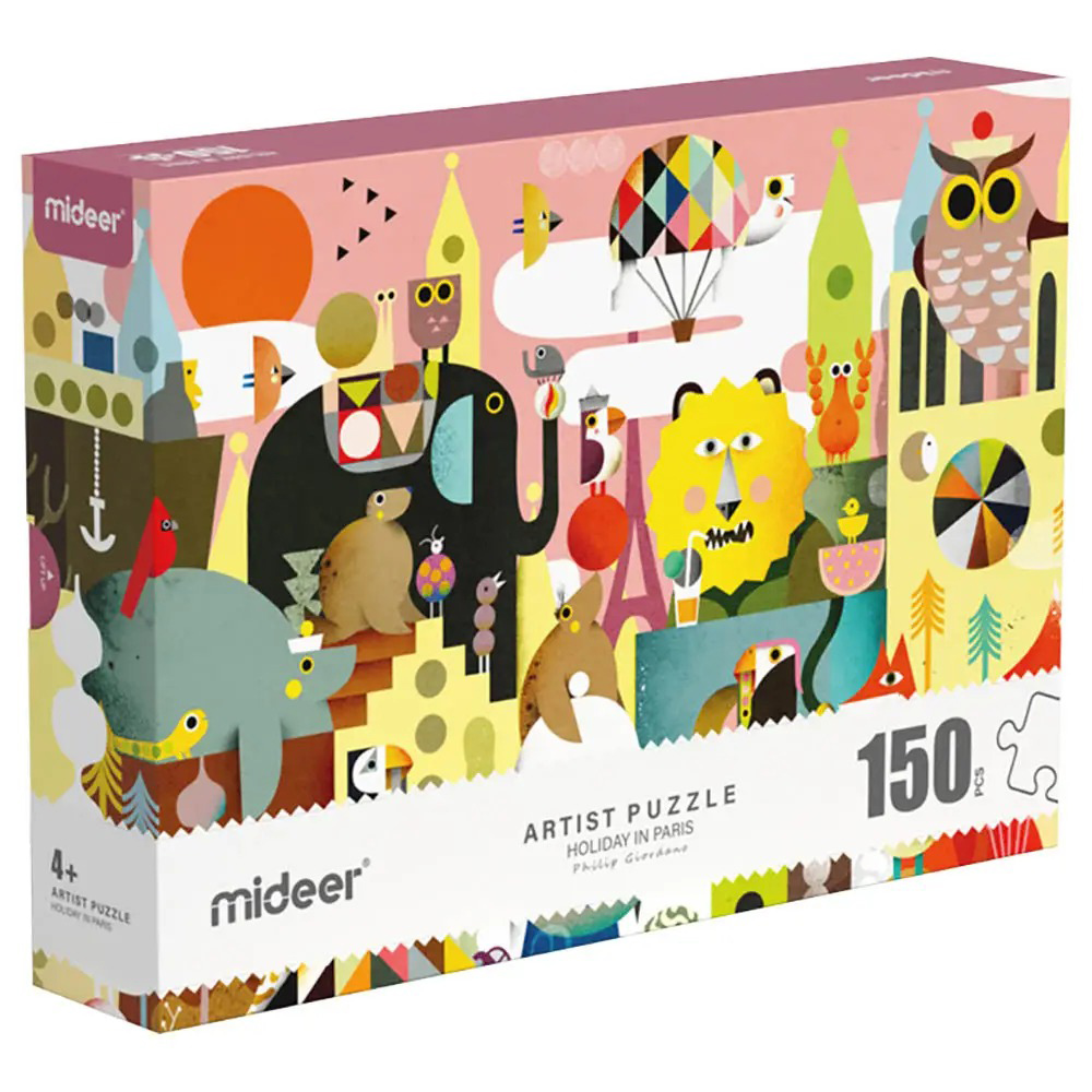 《 MiDeer 》巴黎假期藝術拼圖(150片)