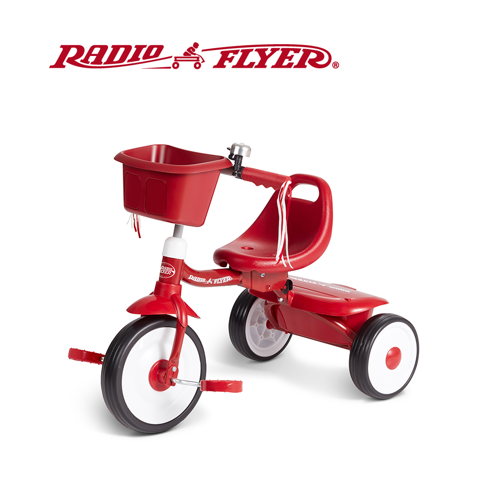 美國 RadioFlyer 紅騎士兜風折疊三輪車(平把)#416T型