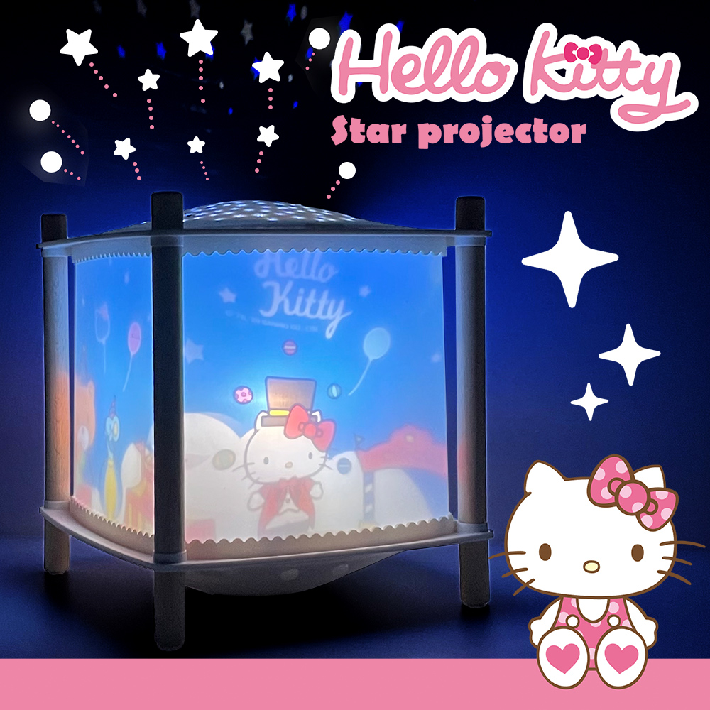Hello Kitty-馬戲團魔法星星走馬燈_trousselier夜燈