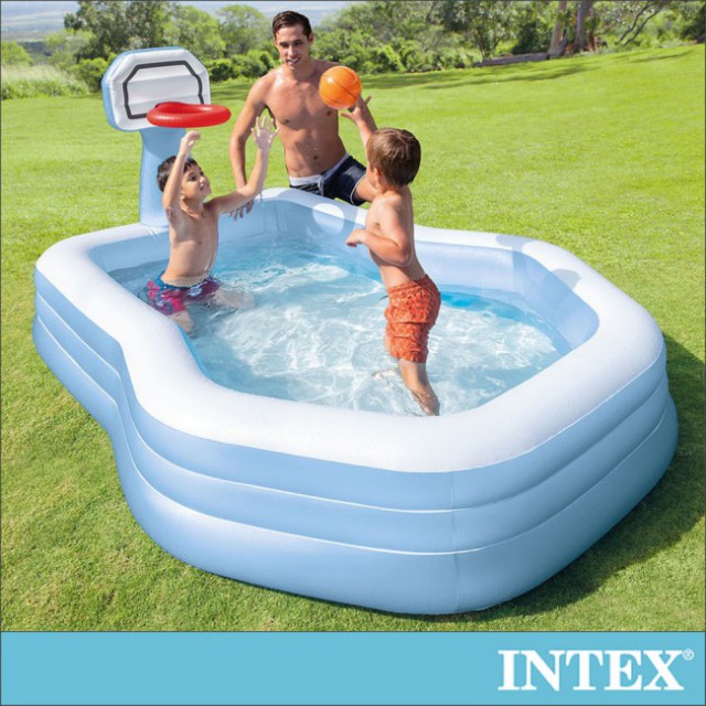 【INTEX】灌籃高手大型充氣泳池(57183)