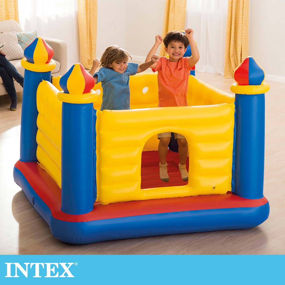 INTEX 城堡造型跳跳床175x175x135cm (48259NP)