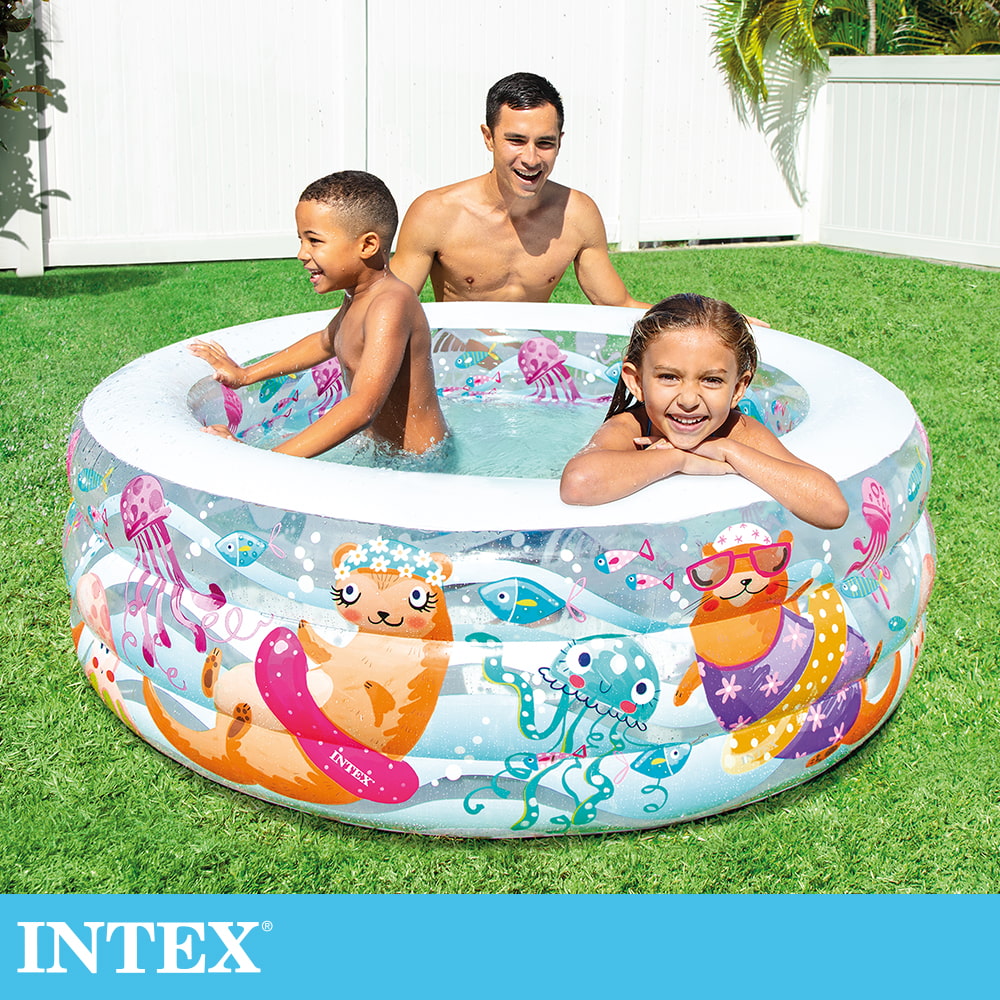 INTEX 海洋動物戲水游泳池152x56cm(360L) 適用6歲+ (58480NP)