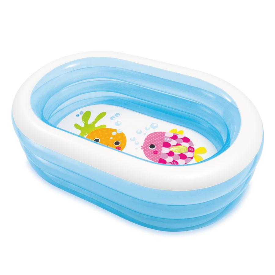 Intex 橢型鯨魚有趣泳池(163*107*46) ToysRUs玩具反斗城