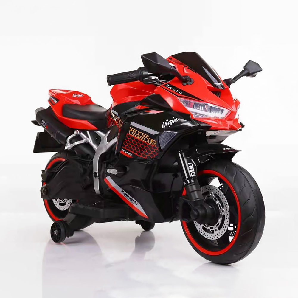 【聰明媽咪兒童超跑】KAWASAKI Ninja ZX-25R 重型兒童電動機車(MH511/拋光紅)