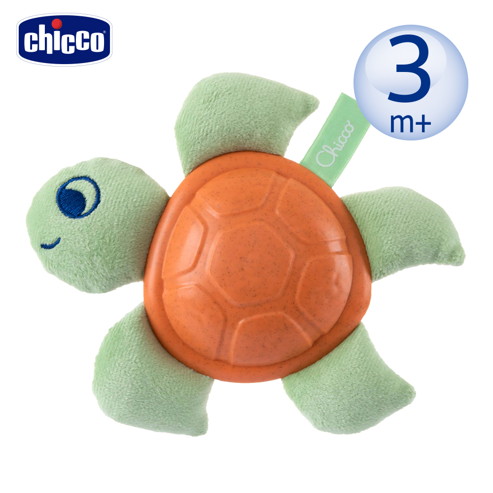 【chicco】ECO+安撫娃娃-點點烏龜