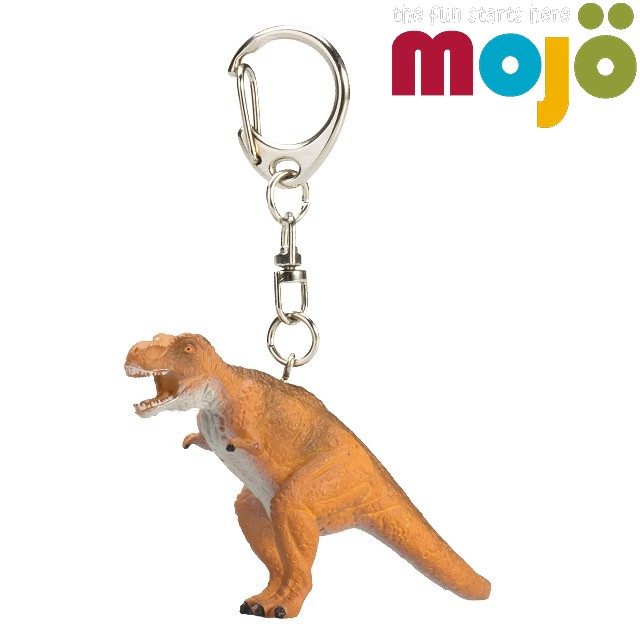 Mojo Fun動物模型-迷你暴龍鑰匙圈