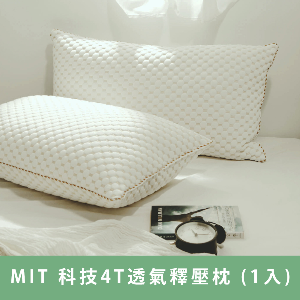 《日和賞》MIT 科技4T透氣釋壓枕 (1入)