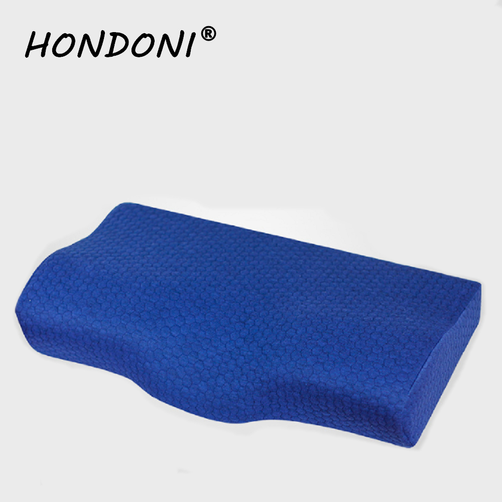 【HONDONI】人體工學4D蝶型止鼾護頸枕頭 (英格藍Z1-BLUE)