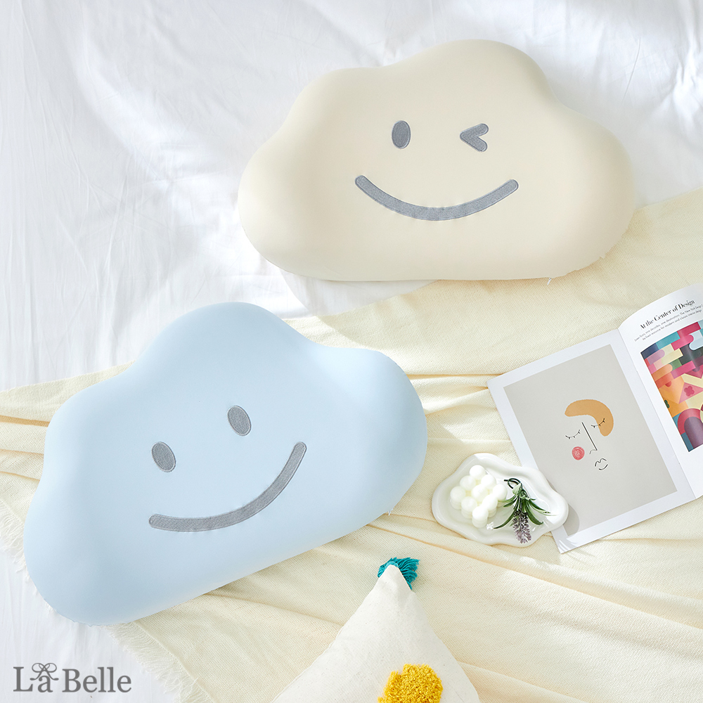 《HAPPY : ) 釋壓舒眠涼感雲朵記憶枕》(共兩色)