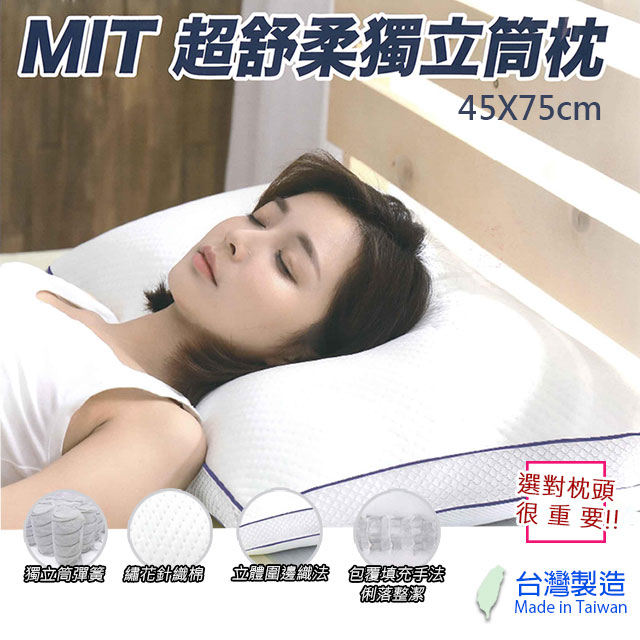 [MAEMS MIT超舒柔獨立筒枕/枕頭(2入) 台灣製