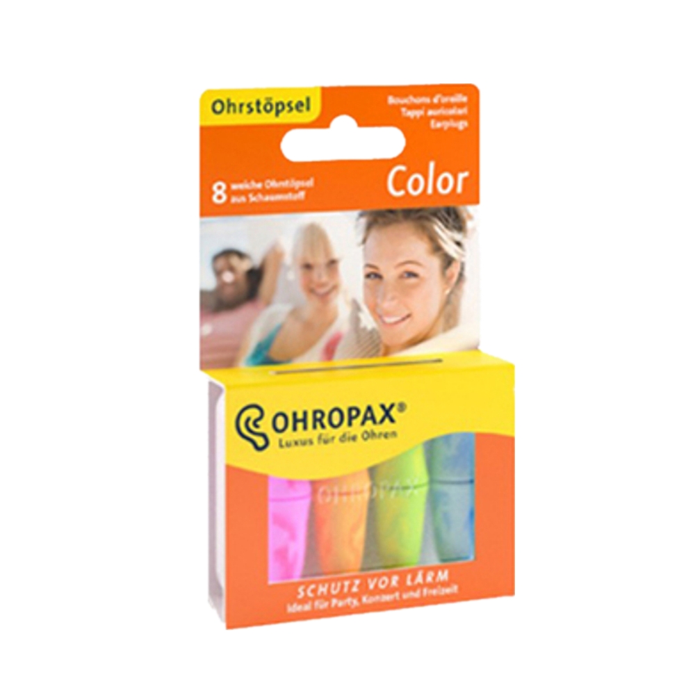 德國 Ohropax Color 隔音消音抗噪舒適耳塞 CE歐盟認證