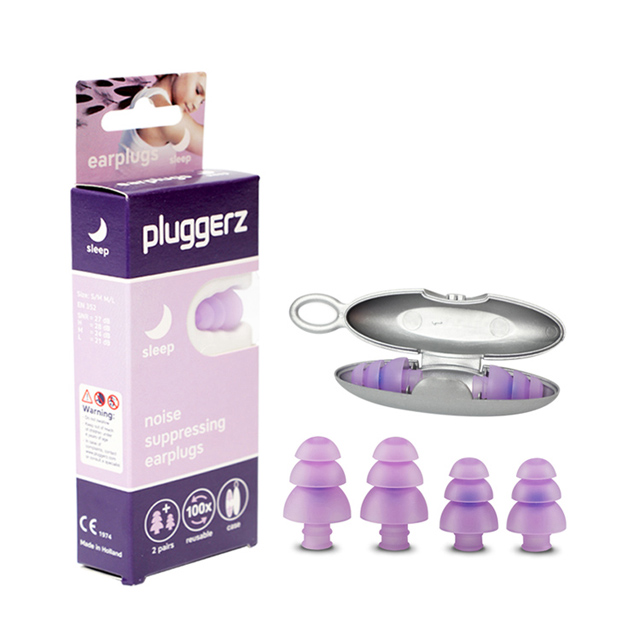 荷蘭進口 pluggerz 睡眠耳塞 聲音濾波器 1大1小2副裝