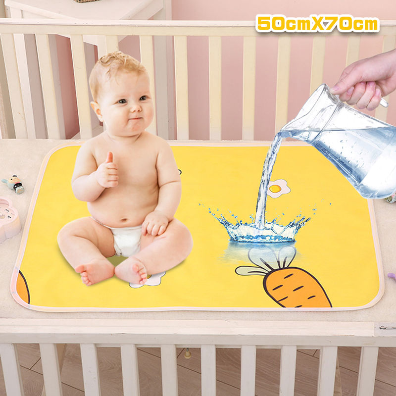 可機洗防水透氣保潔墊(嬰兒床)迷你50x70cm