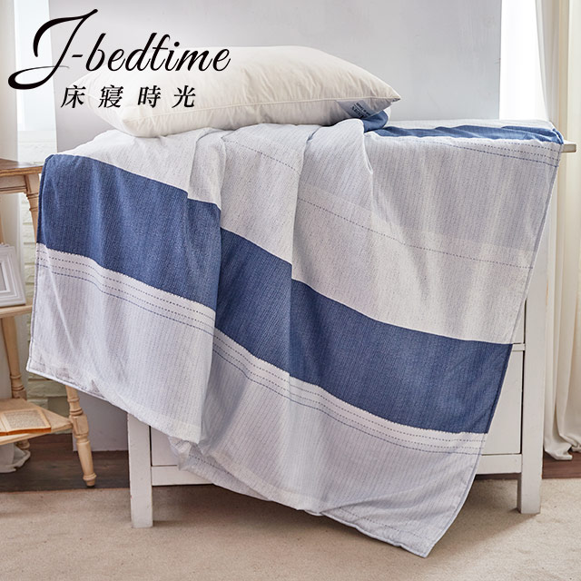 【J-bedtime】高質感天絲TENCEL®透氣四季涼被5X6.5尺-悠閒午後