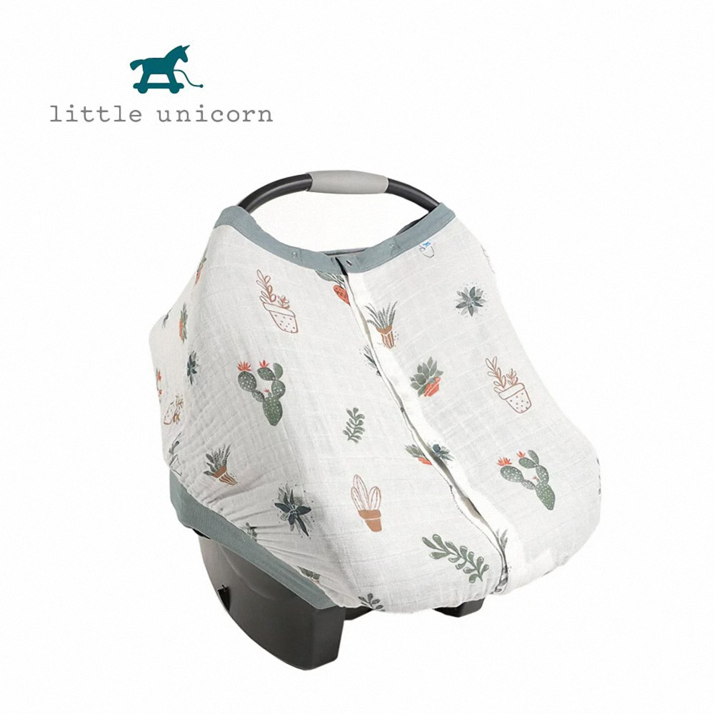 美國 Little Unicorn 純棉紗布提籃罩-二代(多肉植物)