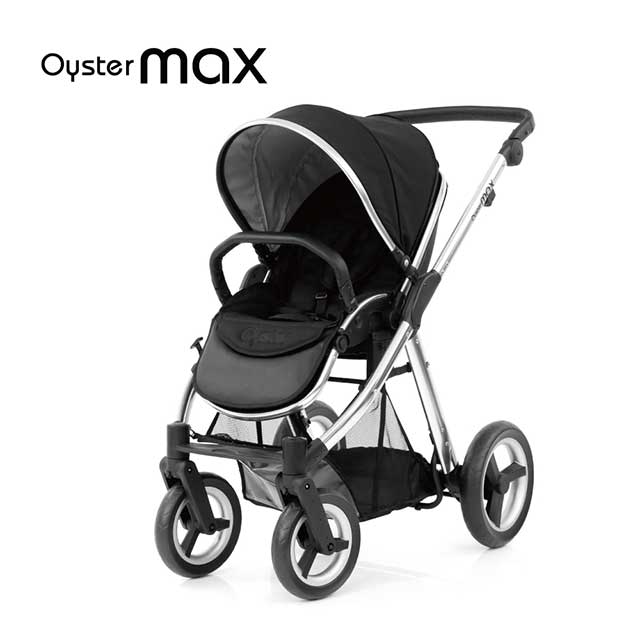 OYSTER MAX 雙子星嬰幼兒手推車-經典黑