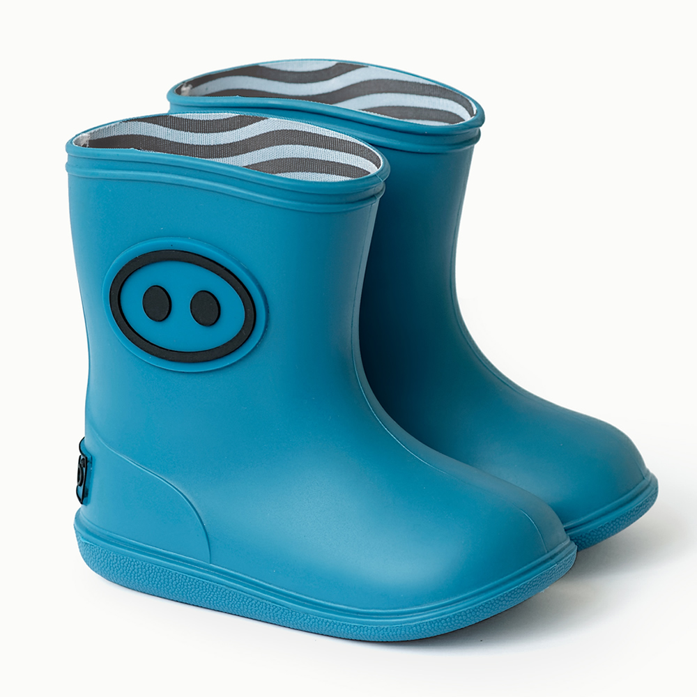 法國BOXBO雨靴-小豬齁齁(清澈藍)