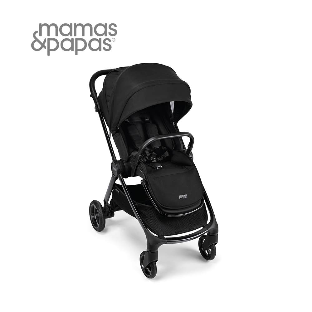 Mamas & Papas Strada 雙向 高景觀 避震輪 可平躺 新生兒 嬰兒手推車 0m+(爵士碳黑)